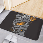 Play Dart Drink Beer Print Indoor Door Mat