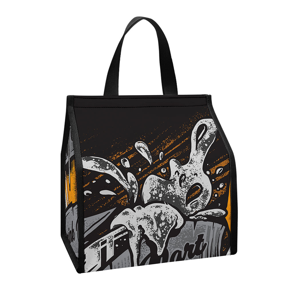 Play Dart Drink Beer Print Insulated Lunch Tote