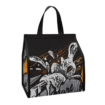 Play Dart Drink Beer Print Insulated Lunch Tote