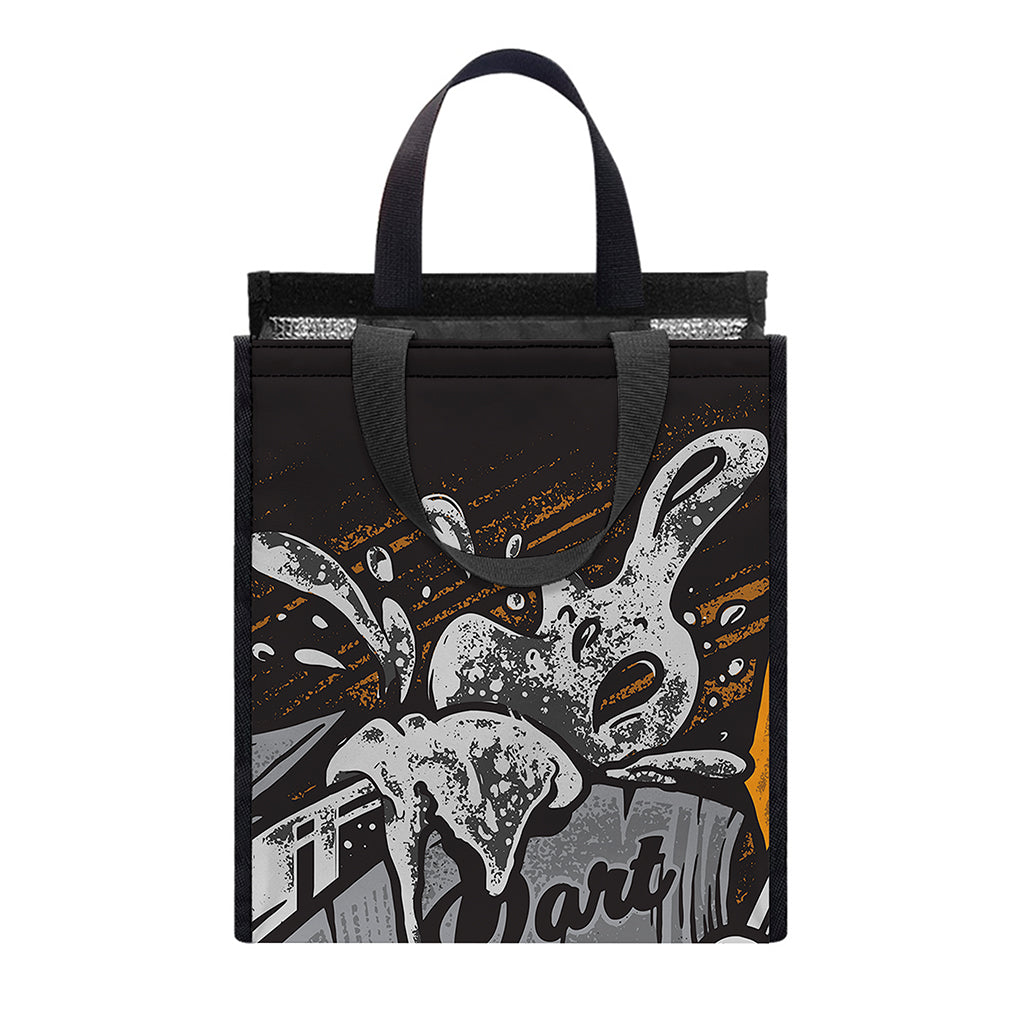 Play Dart Drink Beer Print Insulated Lunch Tote