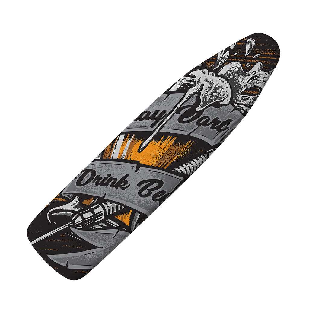 Play Dart Drink Beer Print Ironing Board Cover