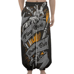 Play Dart Drink Beer Print Lantern Pants