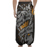 Play Dart Drink Beer Print Lantern Pants