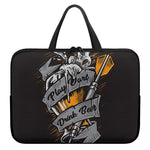 Play Dart Drink Beer Print Laptop Sleeve With Handle