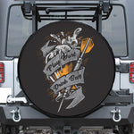 Play Dart Drink Beer Print Leather Spare Tire Cover