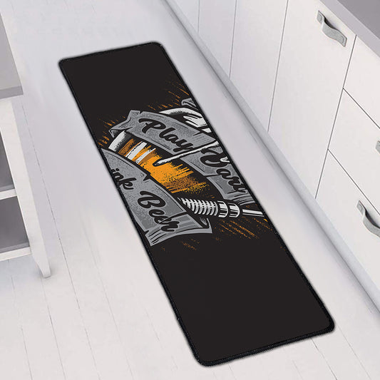 Play Dart Drink Beer Print Long Kitchen Mat