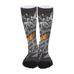 Play Dart Drink Beer Print Long Socks
