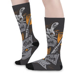 Play Dart Drink Beer Print Long Socks