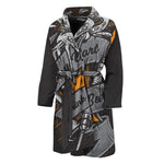 Play Dart Drink Beer Print Men's Bathrobe