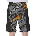 Play Dart Drink Beer Print Men's Beach Shorts