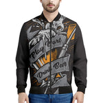 Play Dart Drink Beer Print Men's Bomber Jacket