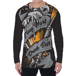 Play Dart Drink Beer Print Men's Long Sleeve T-Shirt