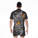 Play Dart Drink Beer Print Men's Rompers