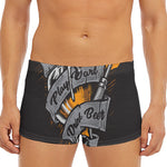 Play Dart Drink Beer Print Men's Short Boxer Briefs