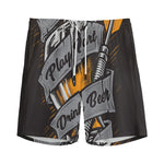 Play Dart Drink Beer Print Men's Sports Shorts