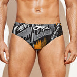 Play Dart Drink Beer Print Men's Swim Briefs