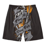 Play Dart Drink Beer Print Men's Swim Trunks