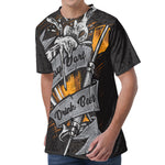 Play Dart Drink Beer Print Men's Velvet T-Shirt