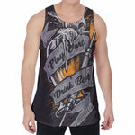 Play Dart Drink Beer Print Men's Velvet Tank Top