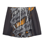 Play Dart Drink Beer Print Mesh Shorts