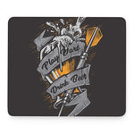 Play Dart Drink Beer Print Mouse Pad