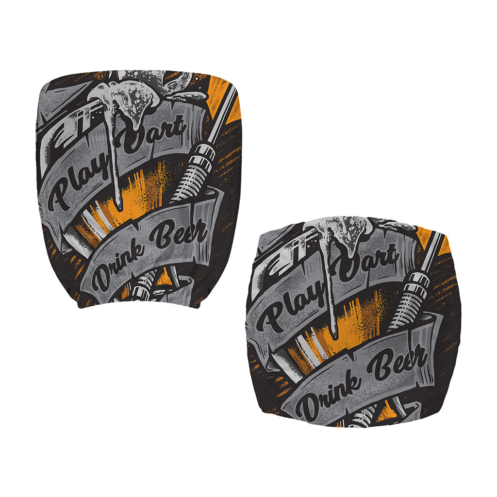 Play Dart Drink Beer Print Office Chair Cover