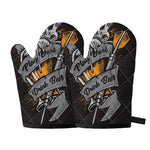 Play Dart Drink Beer Print Oven Mitts