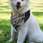 Play Dart Drink Beer Print Over The Collar Dog Bandana