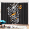 Play Dart Drink Beer Print Pencil Pleat Curtains