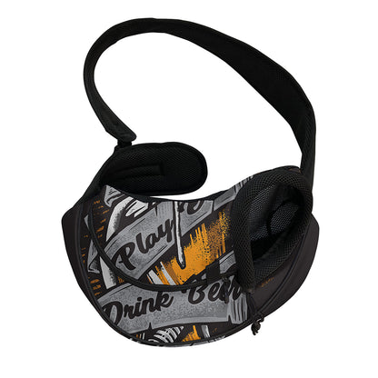 Play Dart Drink Beer Print Pet Sling Carrier