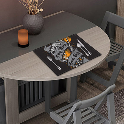 Play Dart Drink Beer Print Placemat