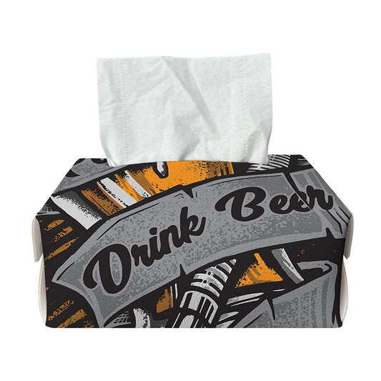 Play Dart Drink Beer Print Rectangle Tissue Box Cover