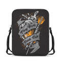 Play Dart Drink Beer Print Rectangular Crossbody Bag