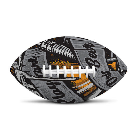 Play Dart Drink Beer Print Rugby Ball
