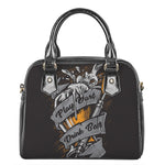 Play Dart Drink Beer Print Shoulder Handbag