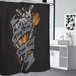 Play Dart Drink Beer Print Shower Curtain