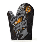 Play Dart Drink Beer Print Single Oven Mitt