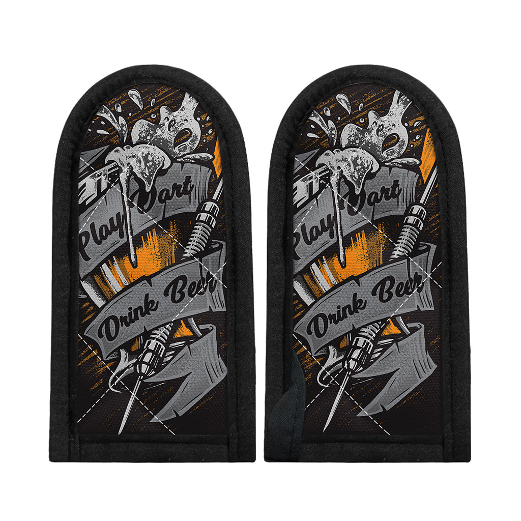Play Dart Drink Beer Print Skillet Handle Cover