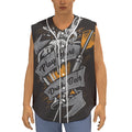 Play Dart Drink Beer Print Sleeveless Baseball Jersey