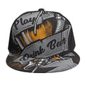 Play Dart Drink Beer Print Snapback Cap