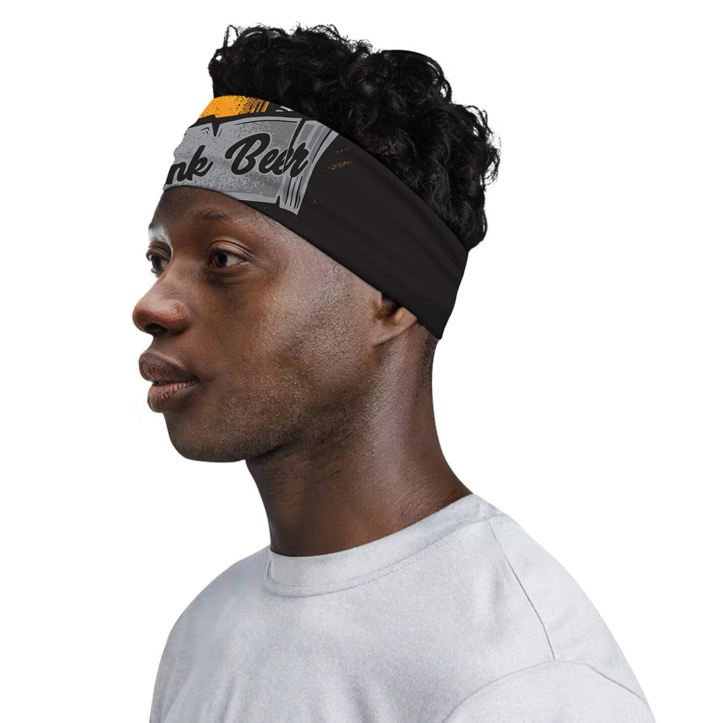 Play Dart Drink Beer Print Sports Headband