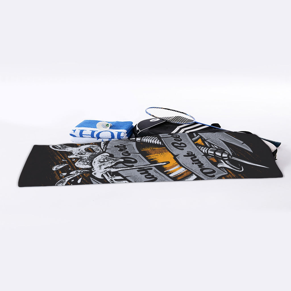 Play Dart Drink Beer Print Sports Towel