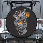 Play Dart Drink Beer Print Tire Cover