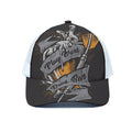 Play Dart Drink Beer Print White Mesh Trucker Hat