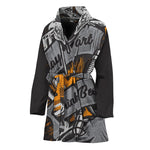 Play Dart Drink Beer Print Women's Bathrobe
