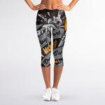 Play Dart Drink Beer Print Women's Capri Leggings