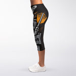 Play Dart Drink Beer Print Women's Capri Leggings