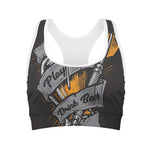 Play Dart Drink Beer Print Women's Sports Bra