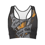 Play Dart Drink Beer Print Women's Sports Bra