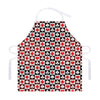 Playing Card Suits Check Pattern Print Adjustable Apron